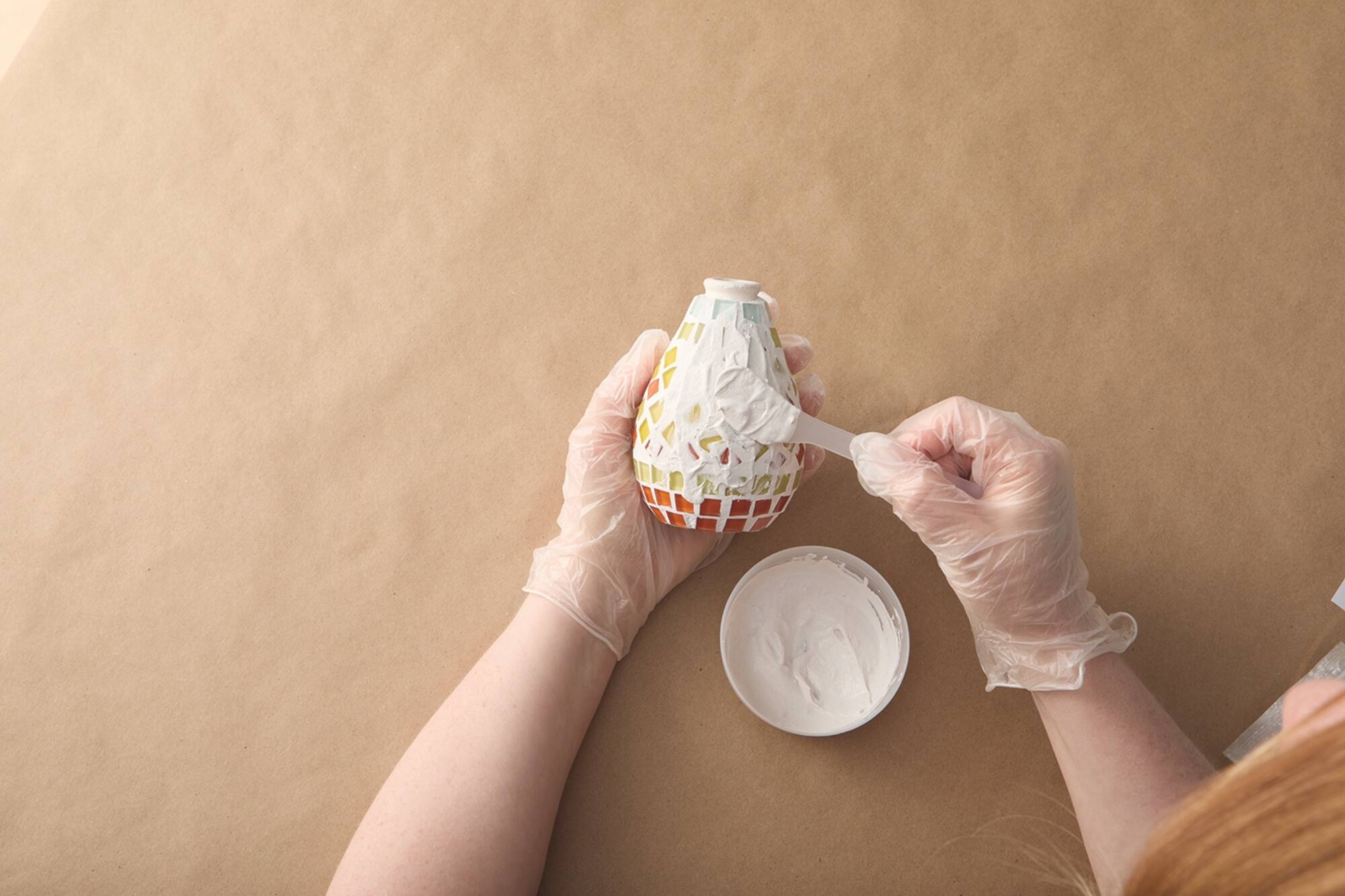 Pink Mosaic Vase Kit by Make Market®
